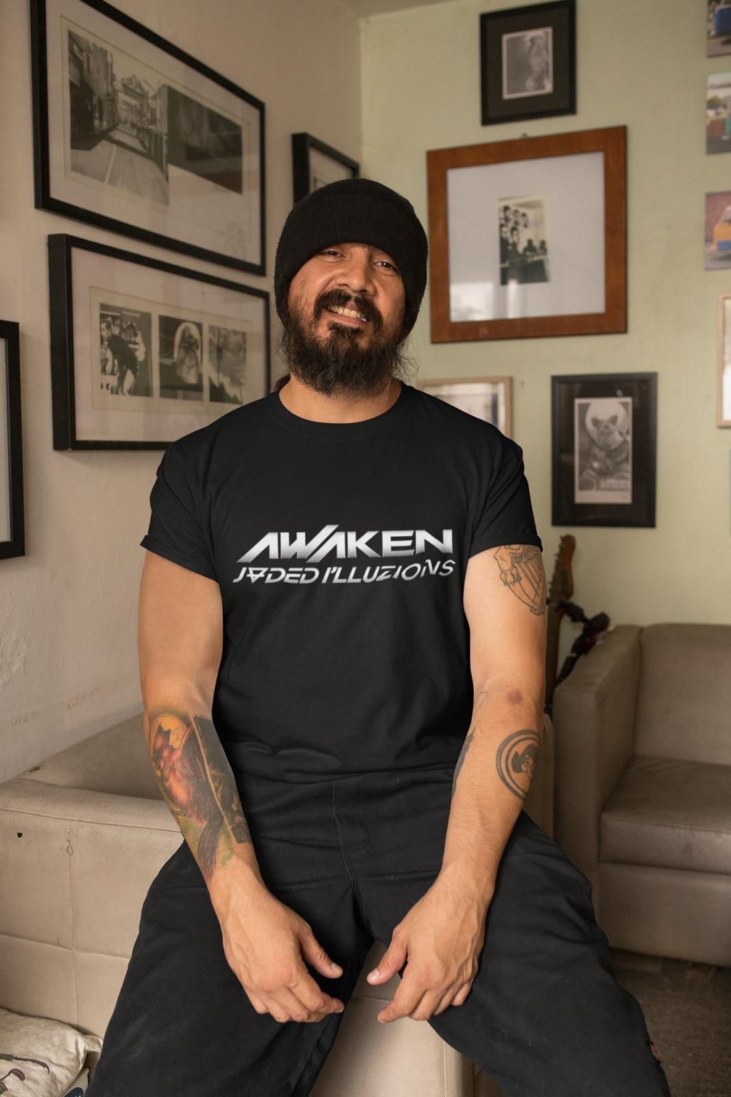 AWAKEN FROM JADED I'LLUZIONS – BLACK TEE